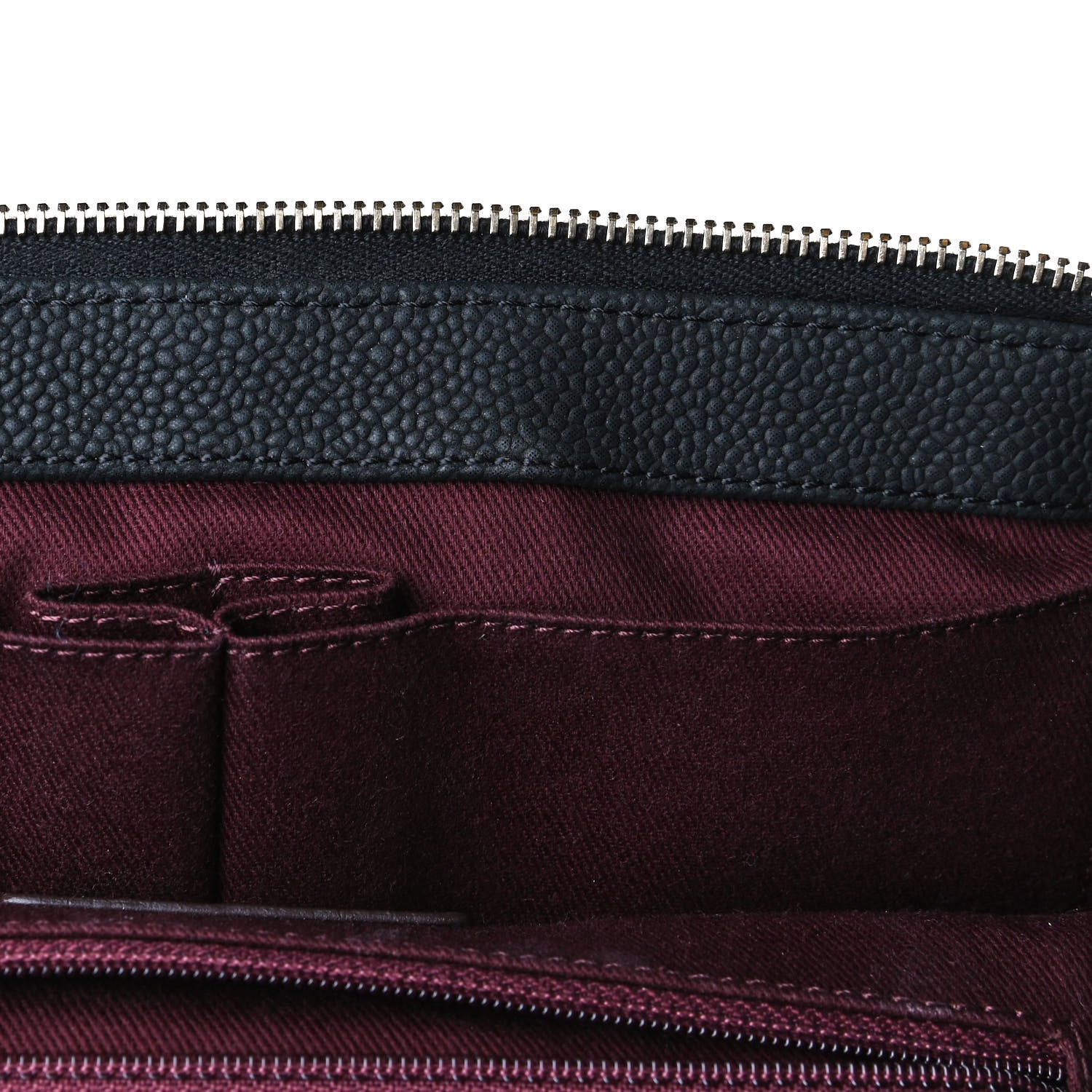 Chanel Iridescent Grained Calfskin Quilted Globe Trotter Vanity Case Black 16 of 16