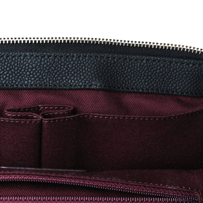 Chanel Iridescent Grained Calfskin Quilted Globe Trotter Vanity Case Black 16 of 16
