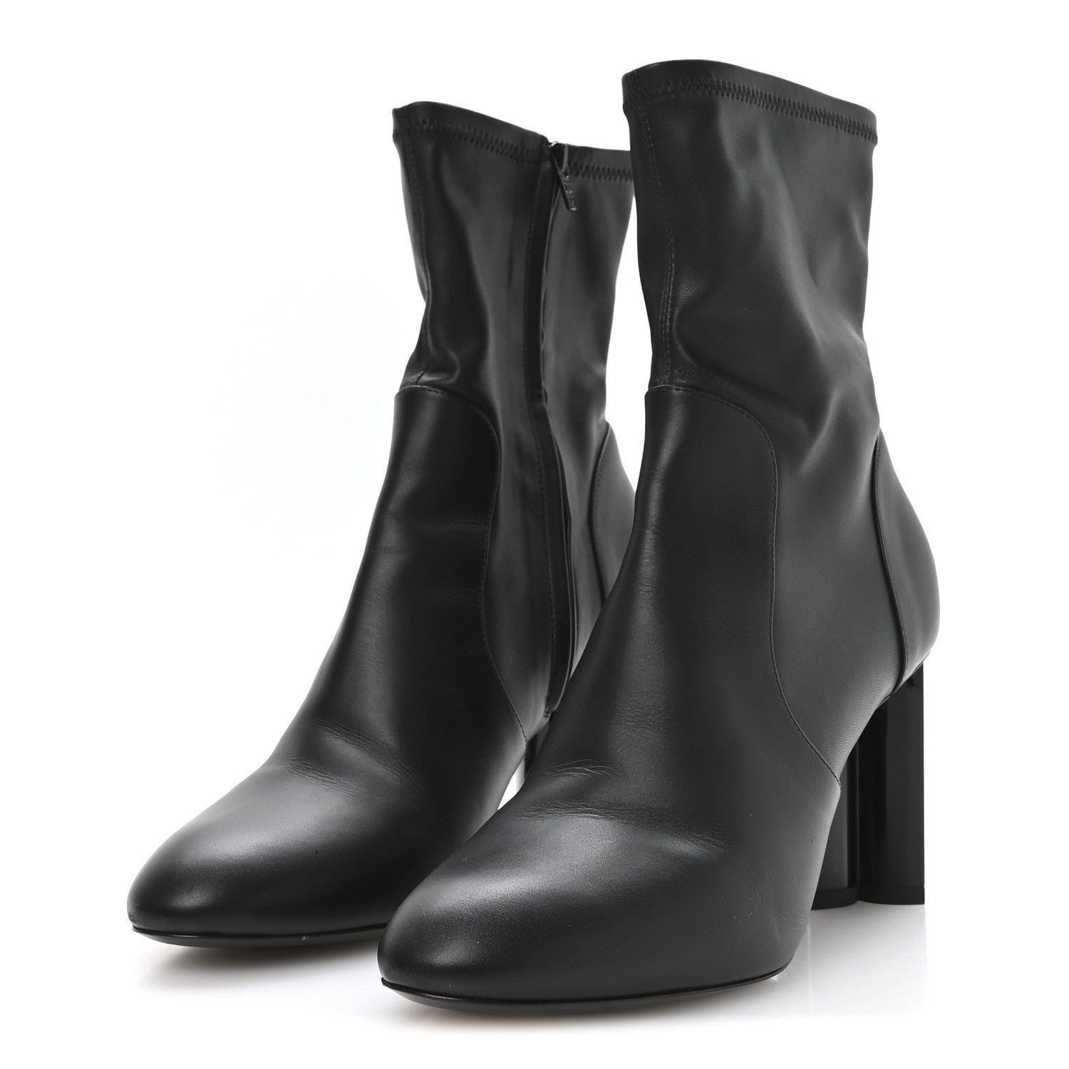 Louis Vuitton Calfskin Uniformes Silhouette Ankle Boots 39 Black 4 of 8
