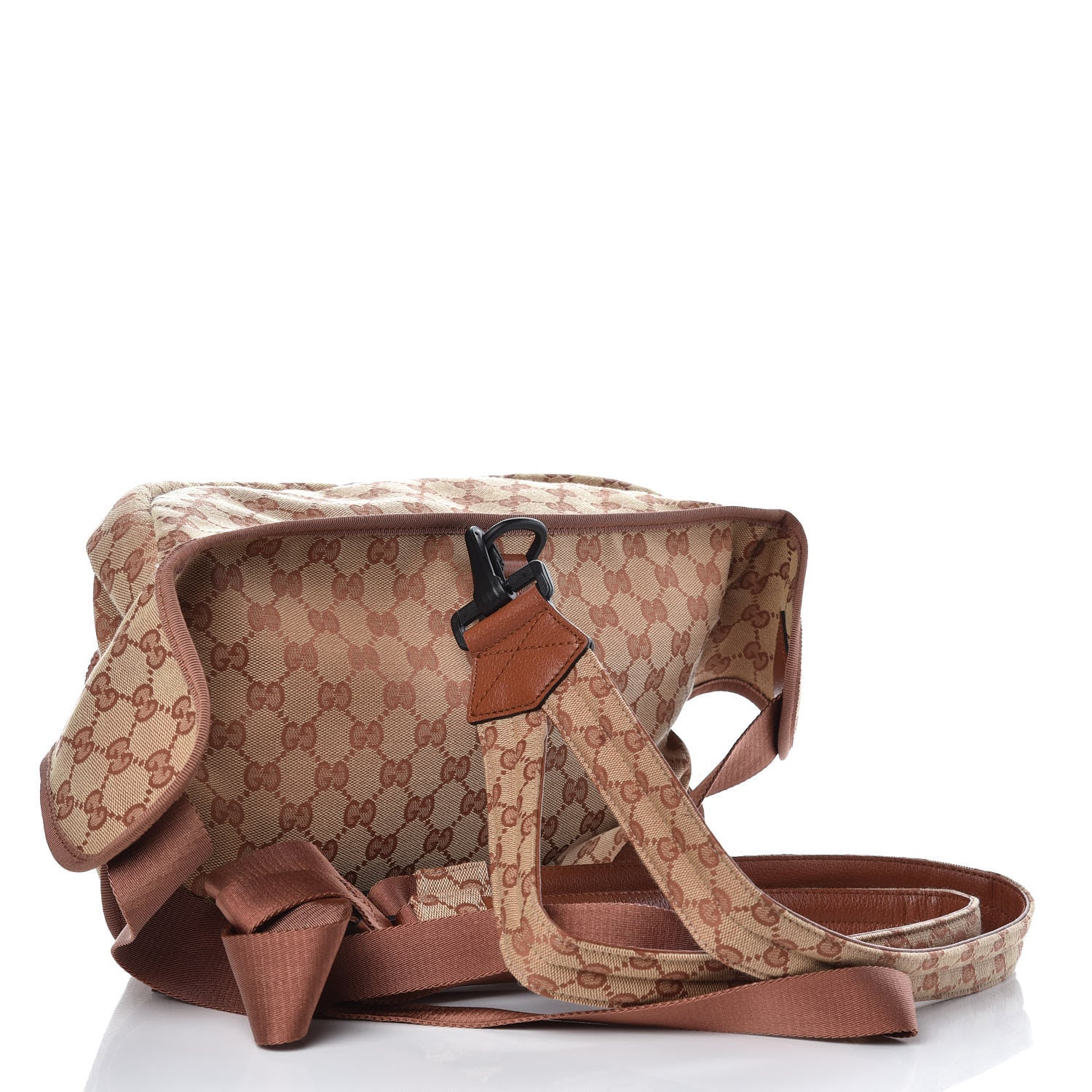 Gucci X MLB GG Monogram LA Dodgers Convertible Belt Bag Beige Ruggine Ivory 4 of 10