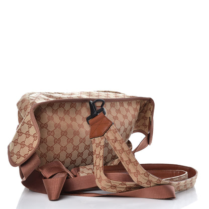 Gucci X MLB GG Monogram LA Dodgers Convertible Belt Bag Beige Ruggine Ivory 4 of 10