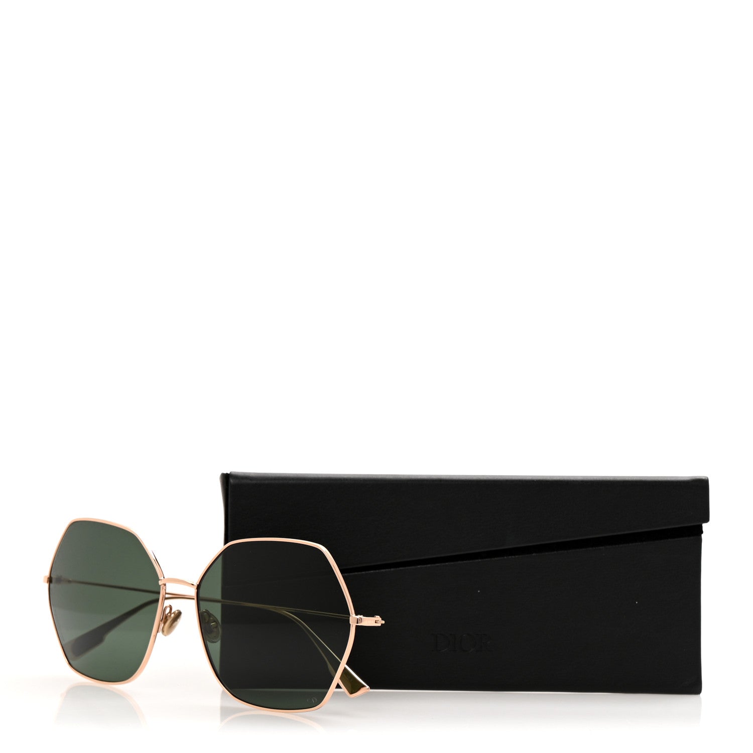 Christian Dior Metal Stellaire 8 Sunglasses Rose Gold Green 11 of 11