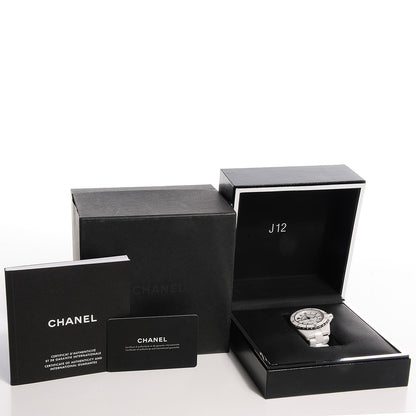 Chanel Stainless Steel Ceramic 38mm J12 Automatic Watch White 6 of 6