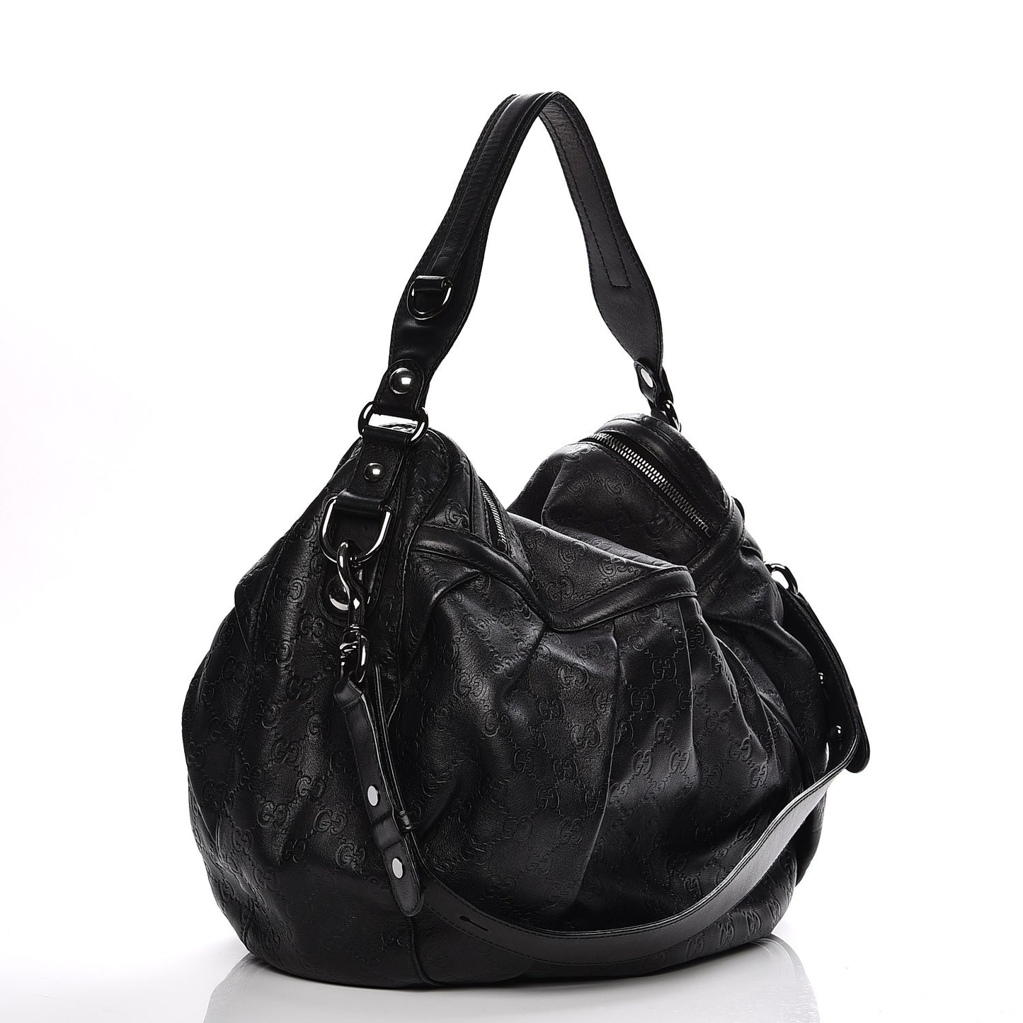 Guccissima Icon Bit Shoulder Bag Black