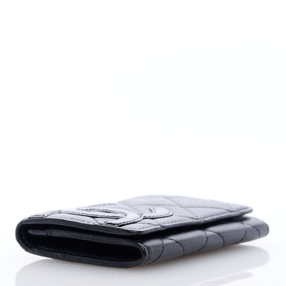 Chanel Calfskin Quilted Cambon Business Card Holder Black 4 of 8