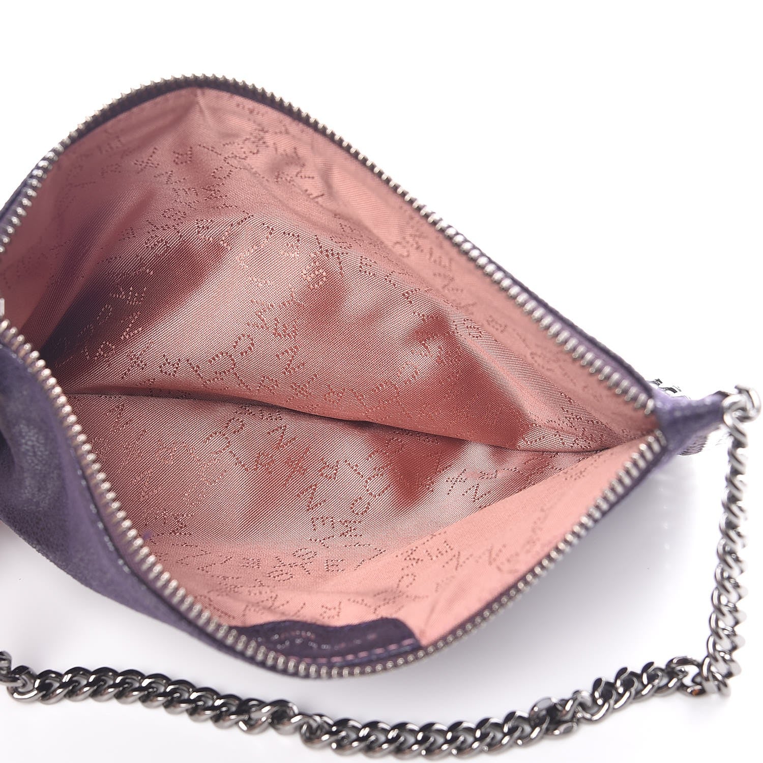 Stella McCartney Shaggy Deer Falabella Clutch Purple 5 of 8
