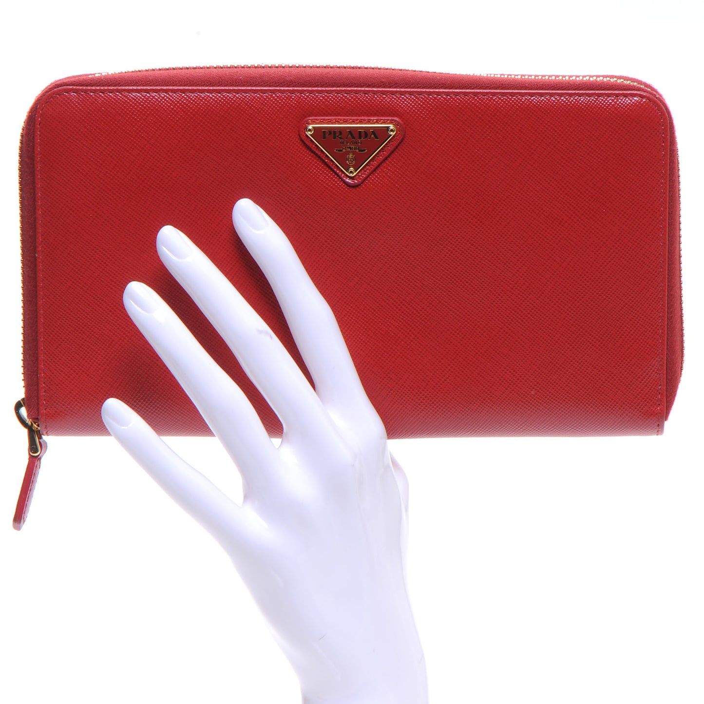 Saffiano Continental Wallet Fuoco