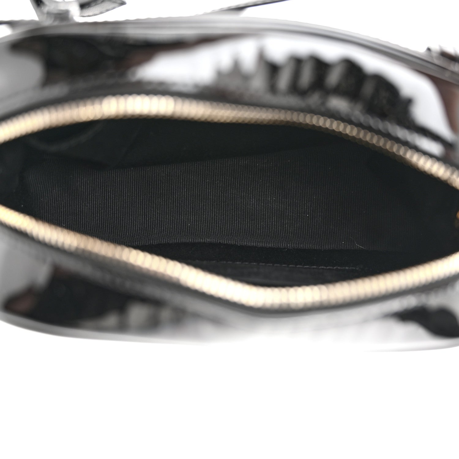 Saint Laurent Patent Matelasse Monogram Lou Belt Bag Black 5 of 12