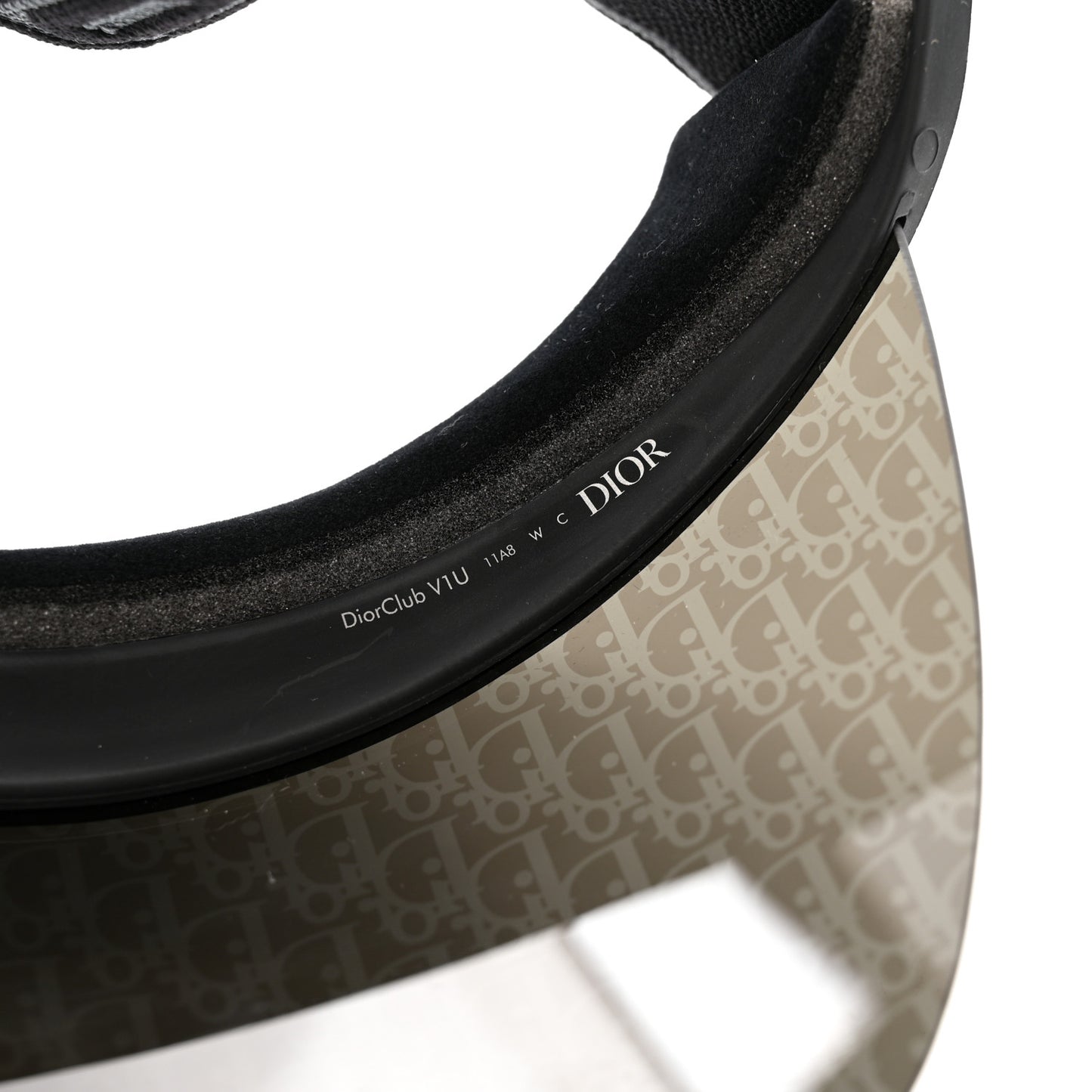 Oblique DiorClub V1U Sun Visor Black