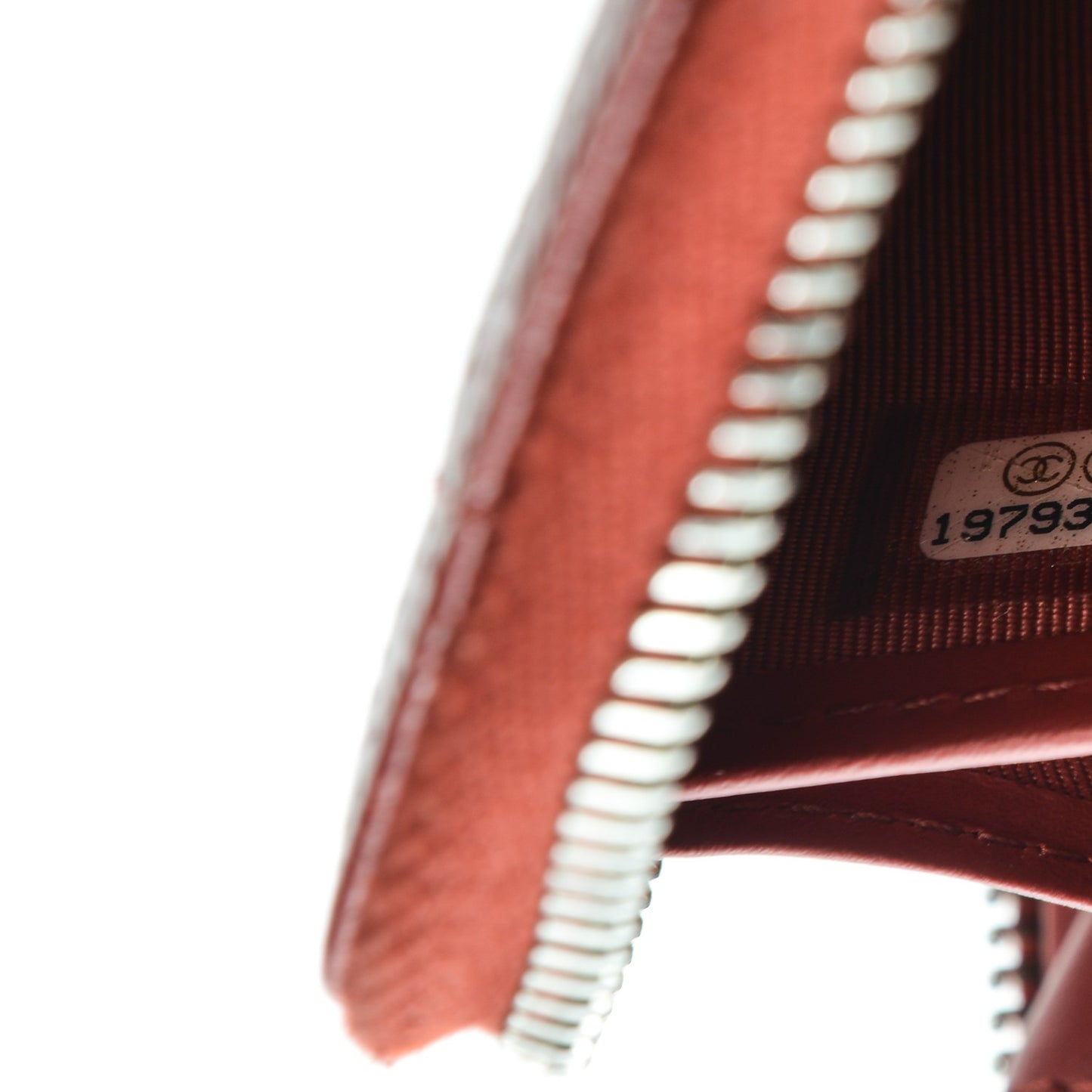 Caviar Quilted Large Gusset Zip Around Wallet Red