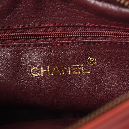 Chanel Lambskin Quilted Tassel Camera Case Red 6 of 14