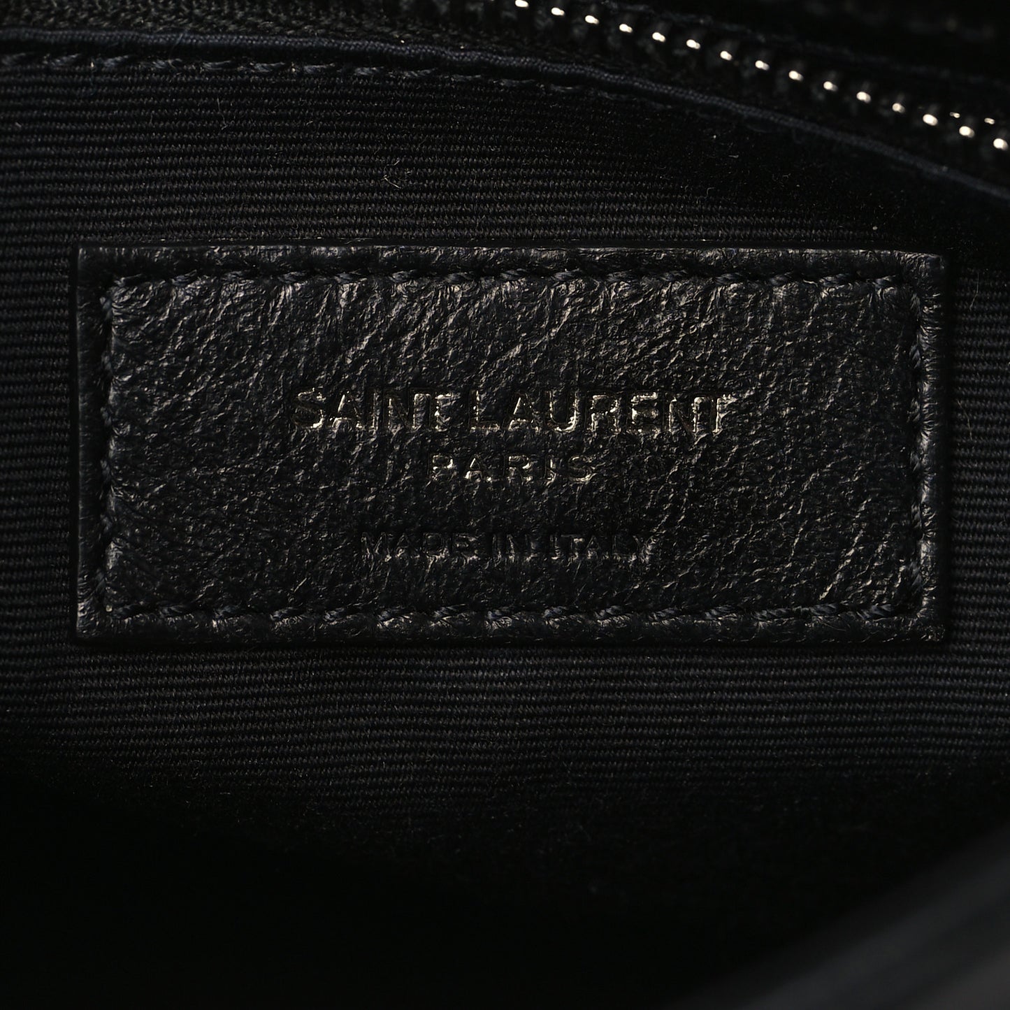 Crinkled Calfskin Matelasse Monogram Niki Chain Wallet Black