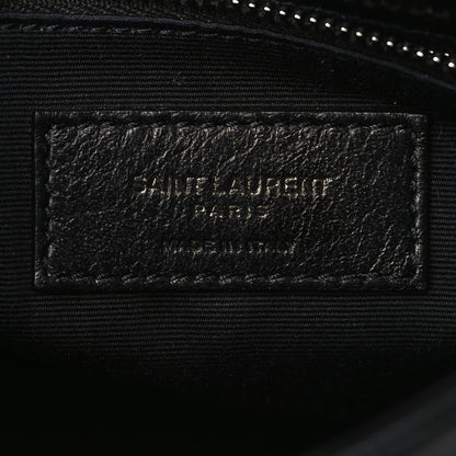 Saint Laurent Crinkled Calfskin Matelasse Monogram Niki Chain Wallet Black 6 of 9