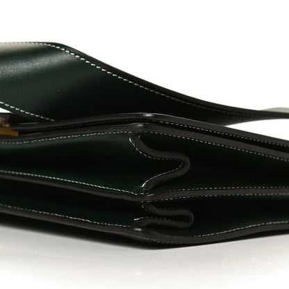 Celine Calfskin Small Tab Shoulder Bag Dark Green 12 of 12