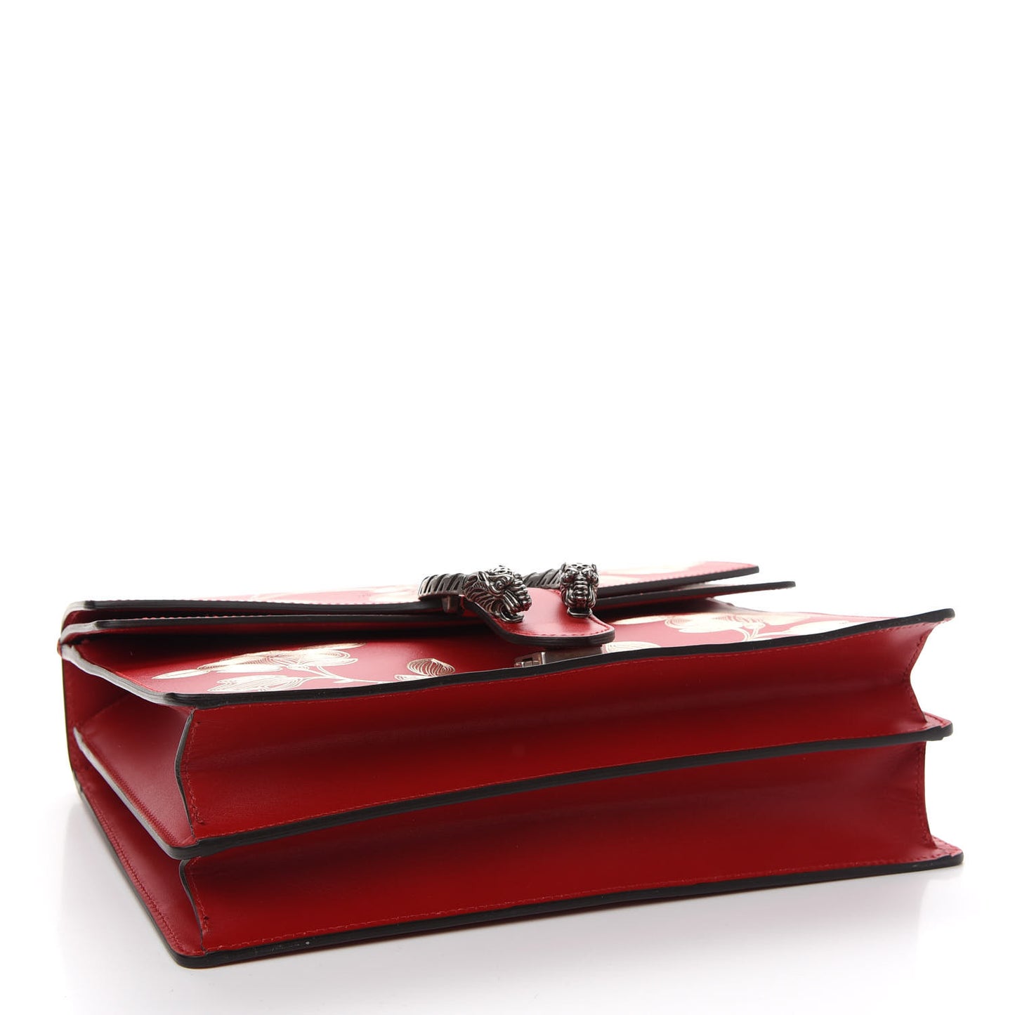 Calfskin Chinese New Year Medium Dionysus Shoulder Bag Hibiscus Red
