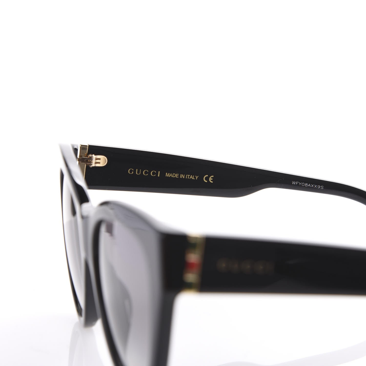 Gucci Cat Eye GG0460S Sunglasses Black 6 of 6