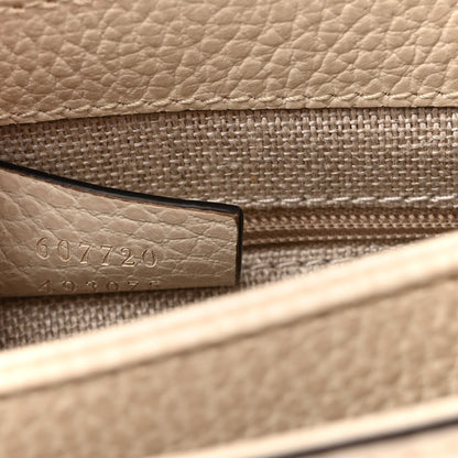 Gucci Dollar Calfskin Interlocking G Crossbody Bag Mystic White 7 of 9