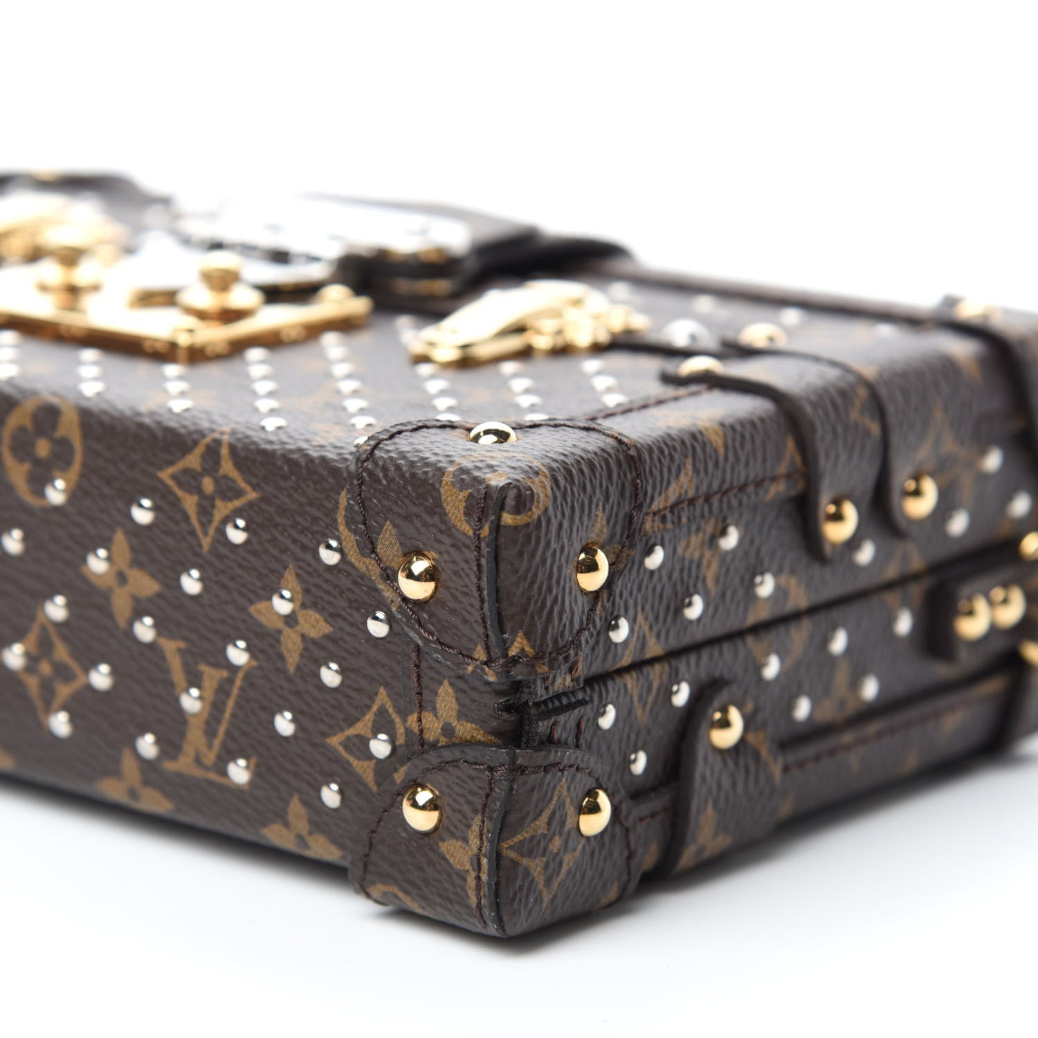 Louis Vuitton Monogram Studded Petite Malle 7 of 11
