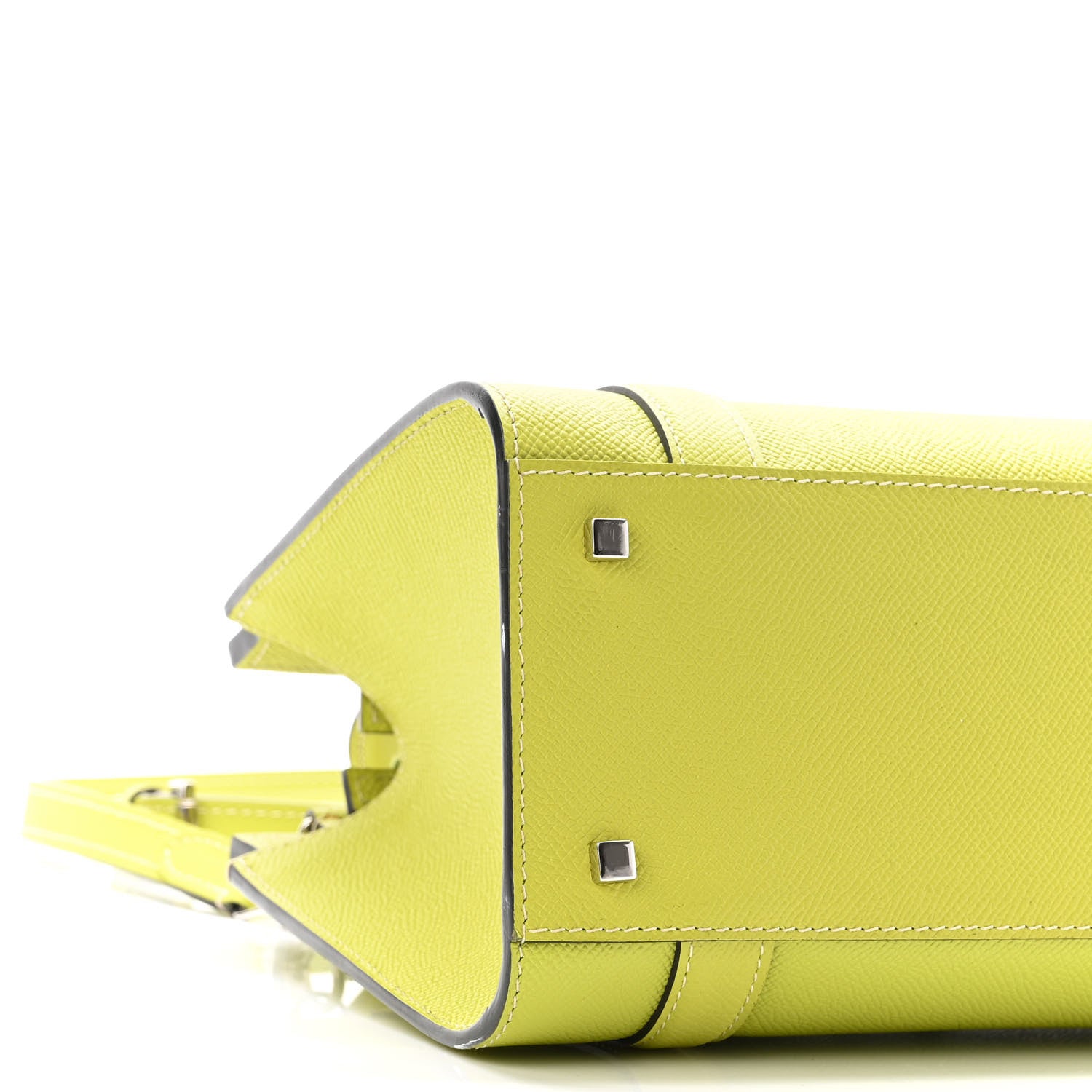 Moynat Carat Calfskin Ballerine PM Tote Anis 8 of 9