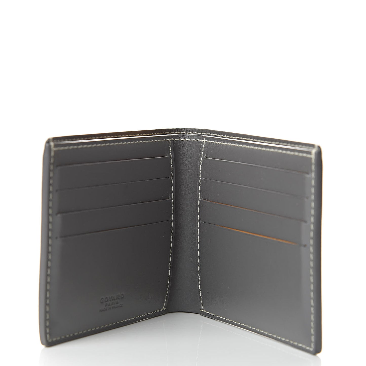 Goyardine Bi-Fold Victoire PM Wallet Grey