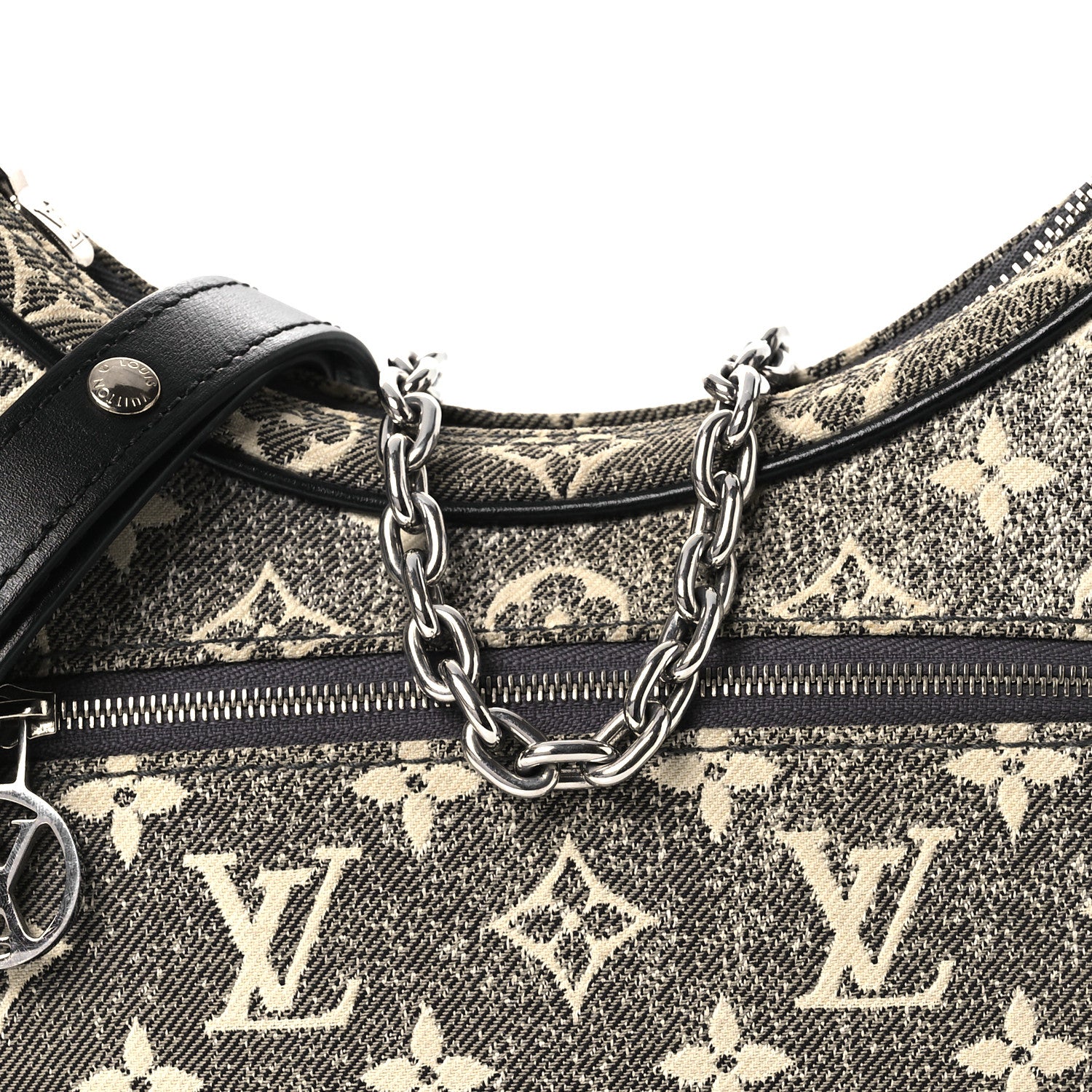 Louis Vuitton Monogram Jacquard Denim Loop Black 7 of 11