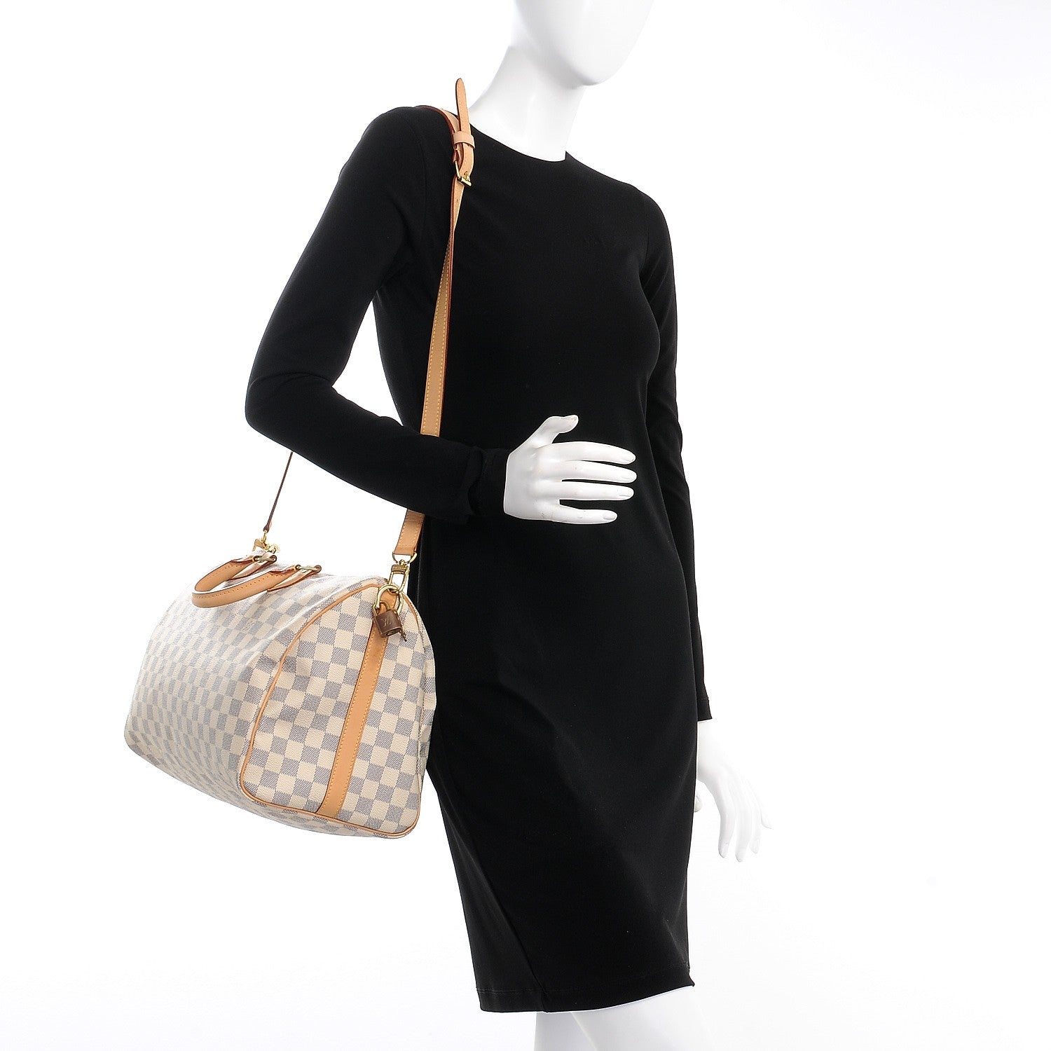 Louis Vuitton Damier Azur Speedy Bandouliere 35 2 of 14