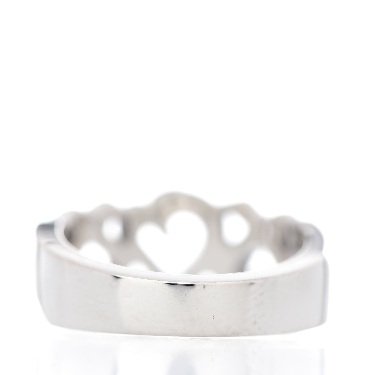 Tiffany Sterling Silver Paloma Picasso Loving Hearts Ring 52 6 4 of 6