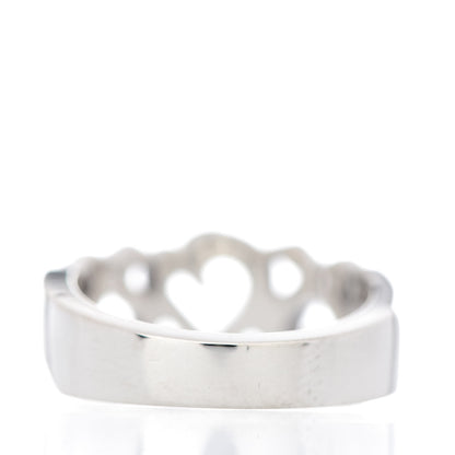 Tiffany Sterling Silver Paloma Picasso Loving Hearts Ring 52 6 4 of 6