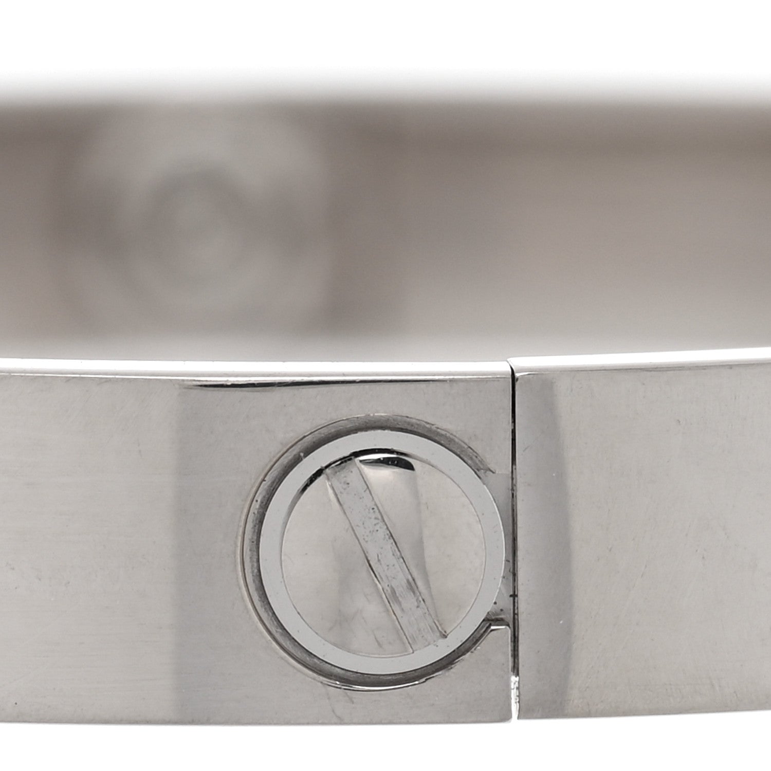 Cartier 18K White Gold LOVE Bracelet 17 5 of 7
