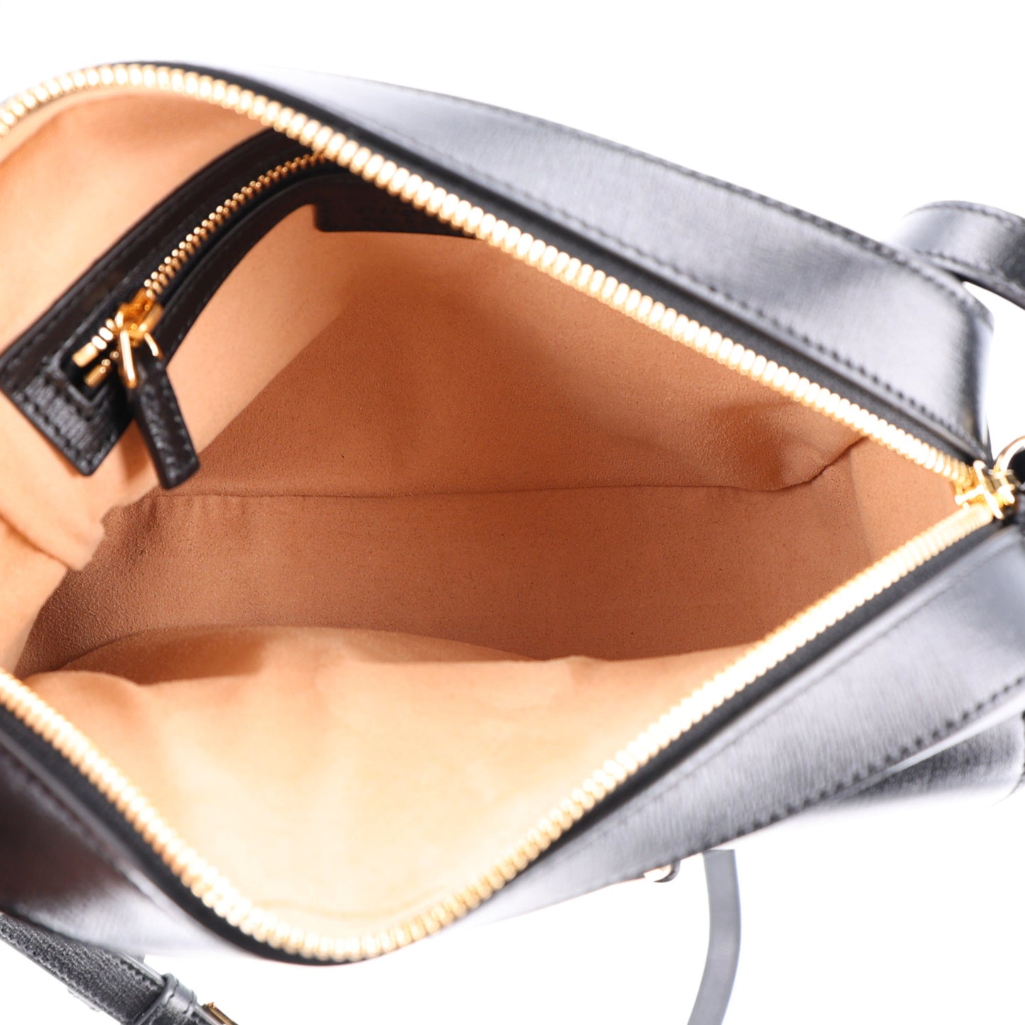 Textured Calfskin Small Horsebit 1955 Shoulder Bag Black