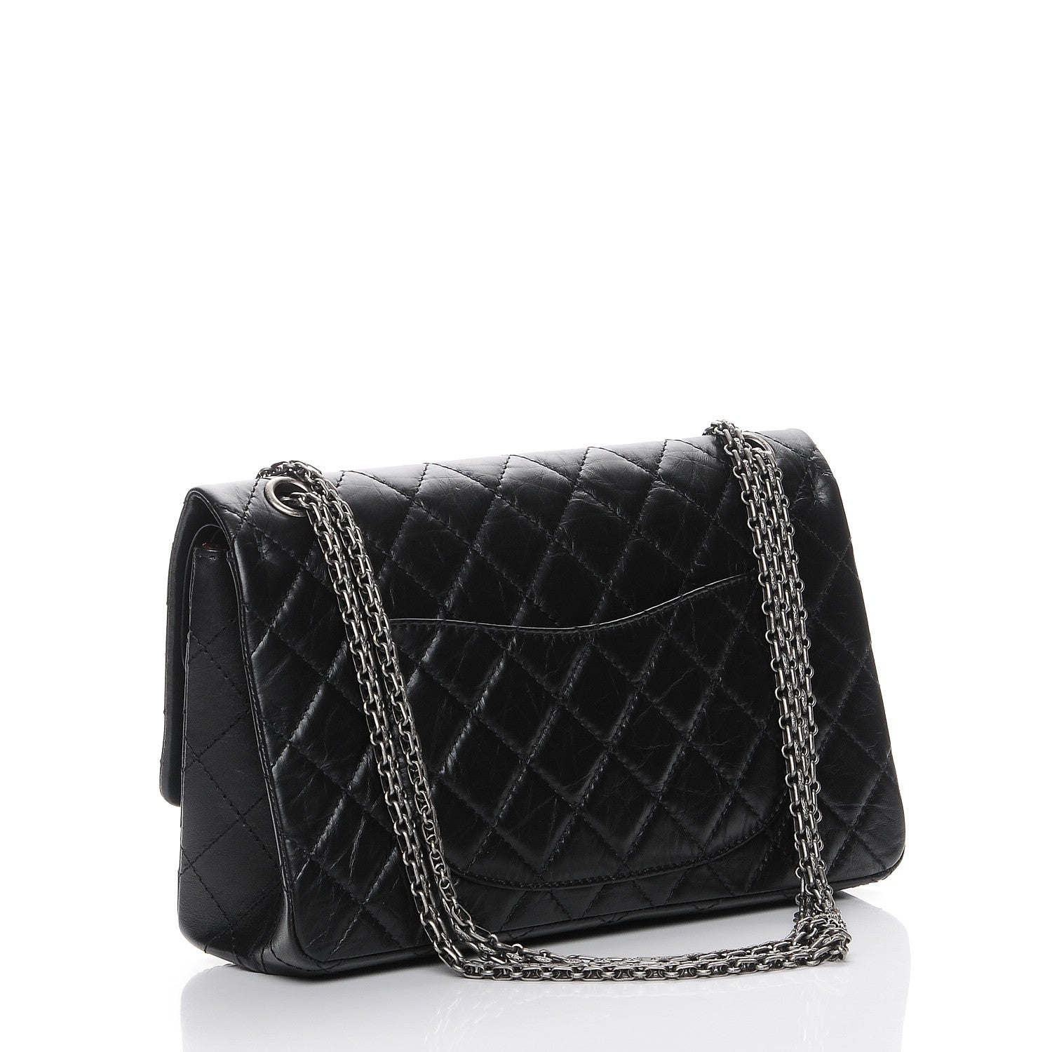 Chanel Aged Calfskin Quilted 2.55 Reissue 226 Flap Black 3 of 8
