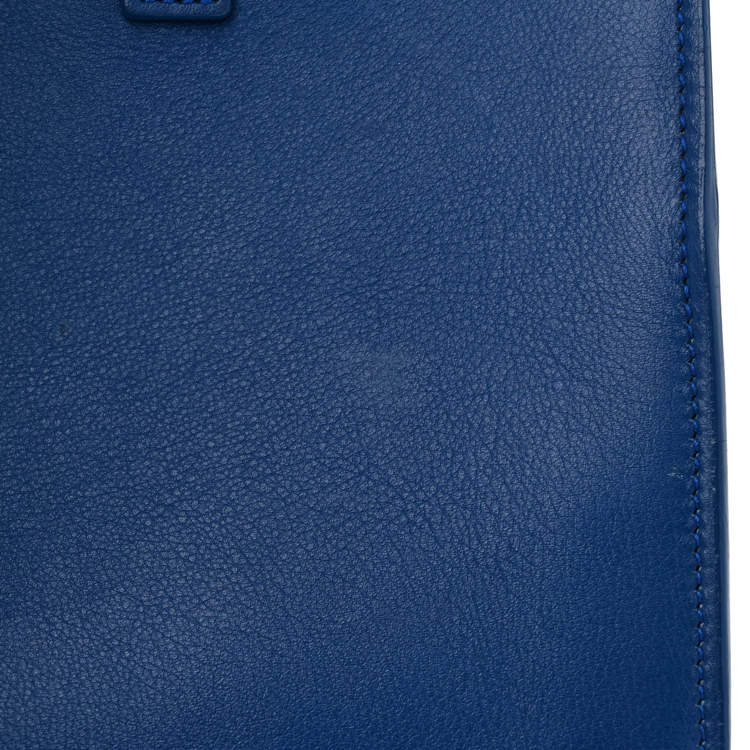 Saint Laurent Calfskin Monogram Baby Cabas Blue 12 of 12