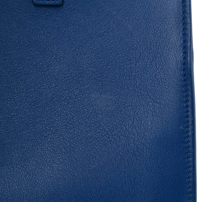 Saint Laurent Calfskin Monogram Baby Cabas Blue 12 of 12