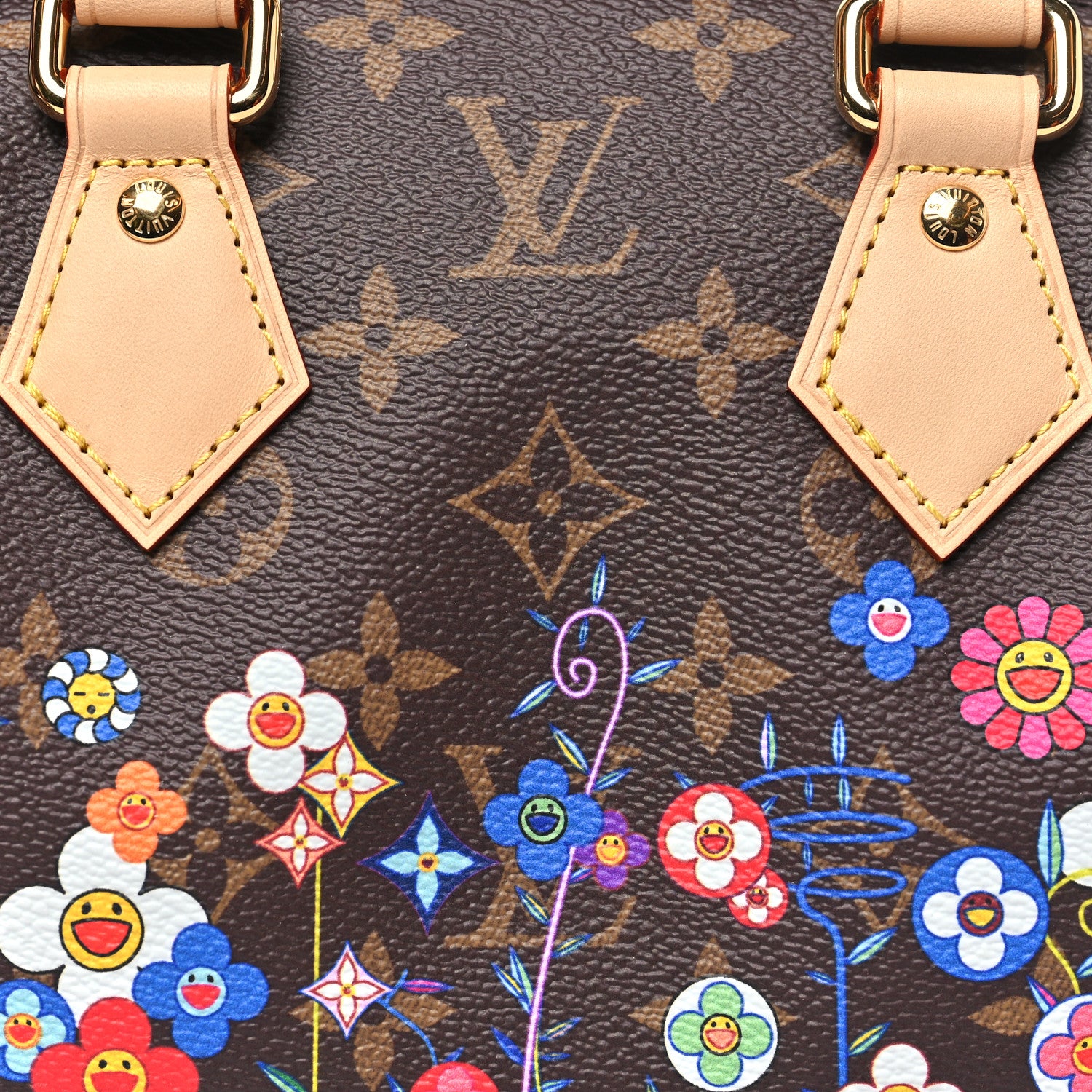 Louis Vuitton LV X TM Monogram Flowers Speedy Bandouliere 20