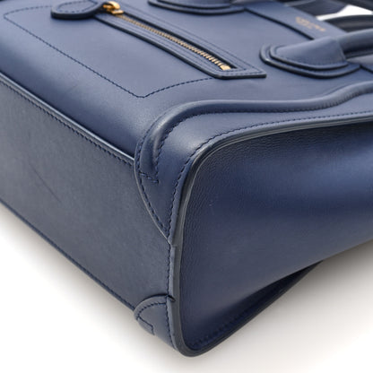 Celine Smooth Calfskin Nano Luggage Ink 9 of 9