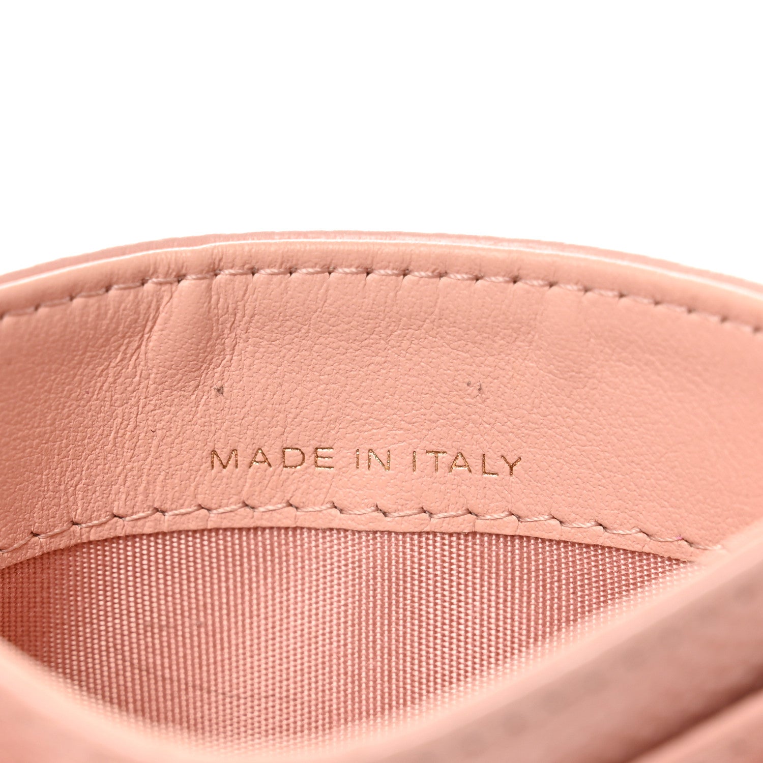 Chanel Caviar Camellia Embossed Card Holder Light Pink 7 of 8