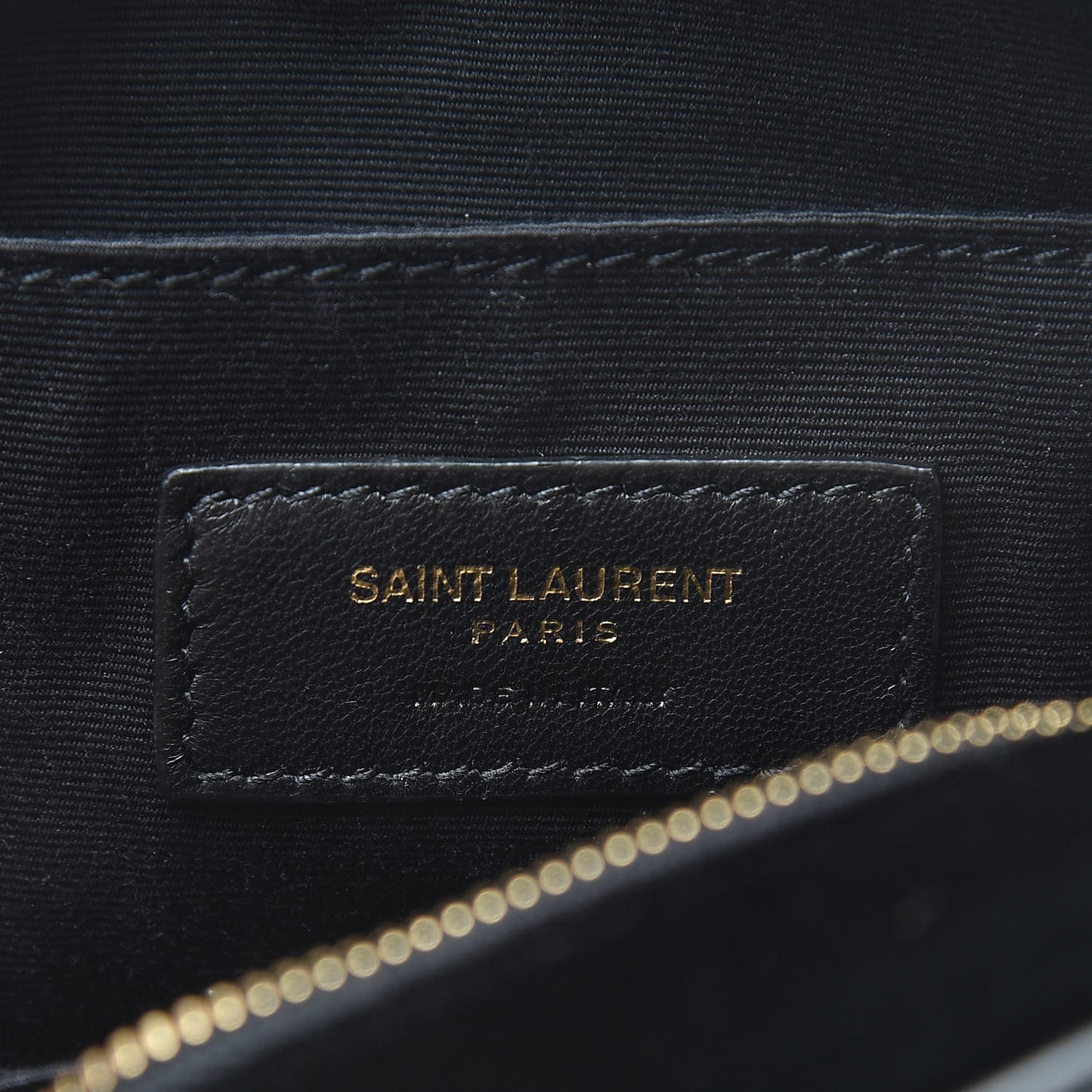 Velour Matelasse Monogram Lou Belt Bag Black