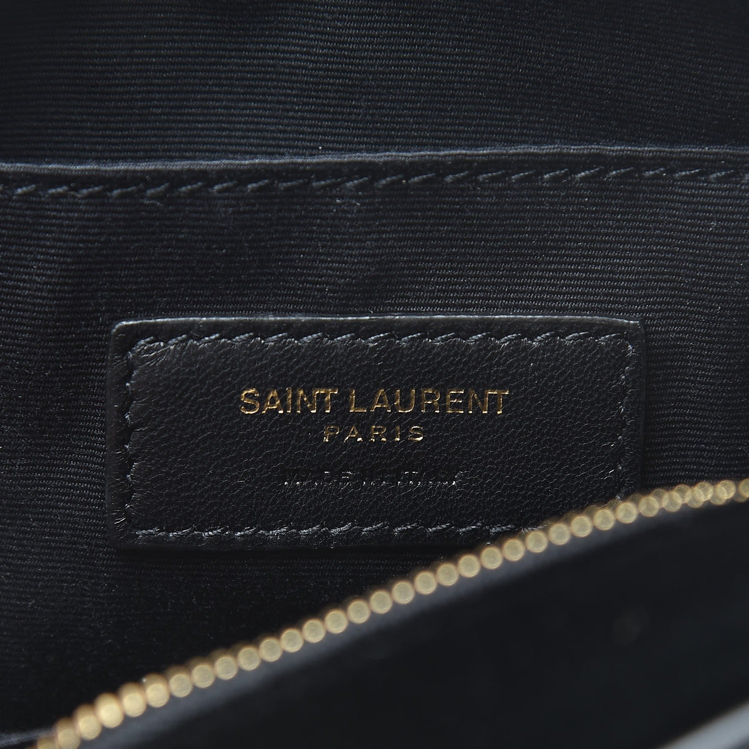 Saint Laurent Velour Matelasse Monogram Lou Belt Bag Black 6 of 10