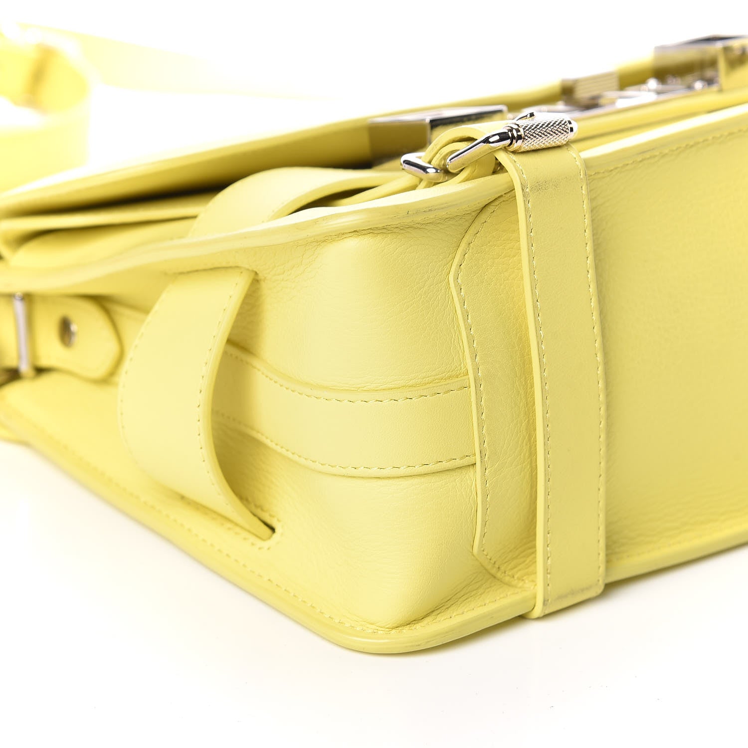 Proenza Schouler Calfskin PS11 Classic Shoulder Bag Lemon 14 of 21