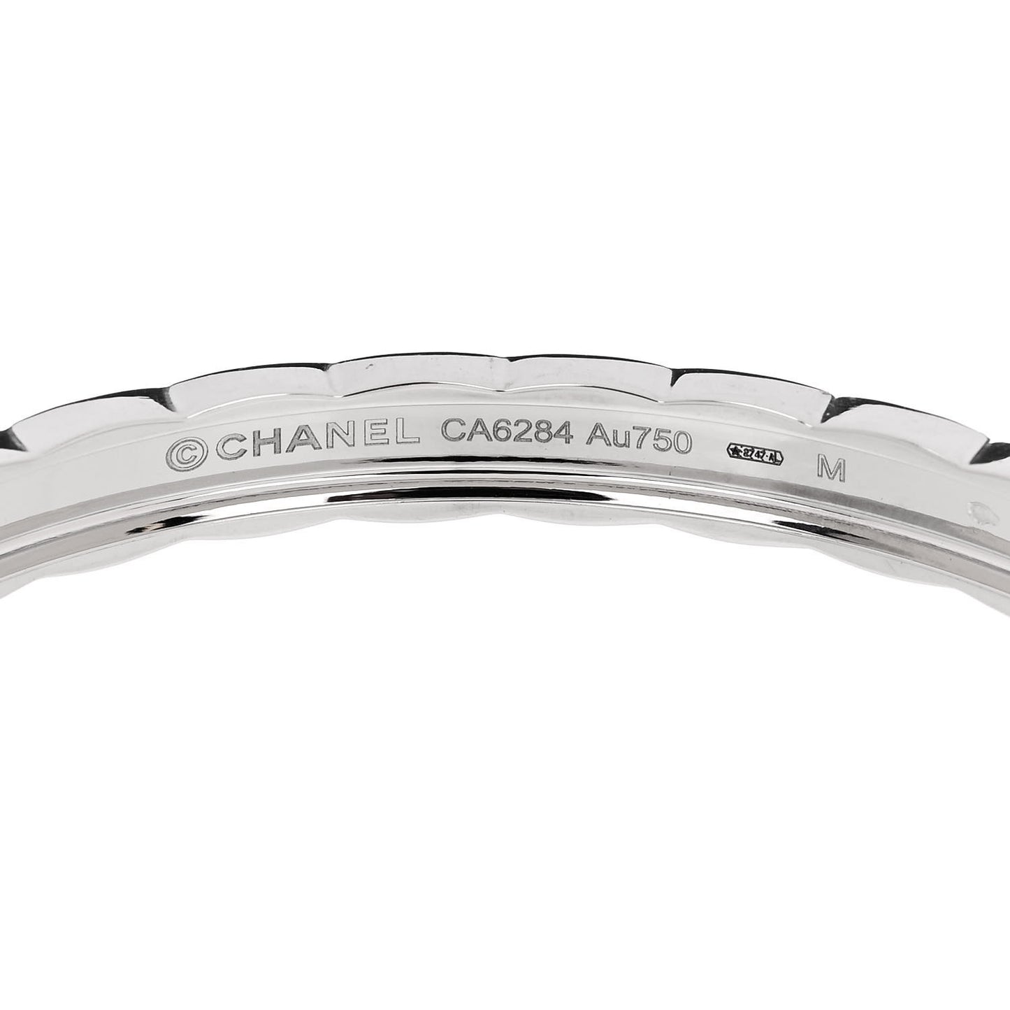 18K White Gold Diamond Coco Crush Bracelet M