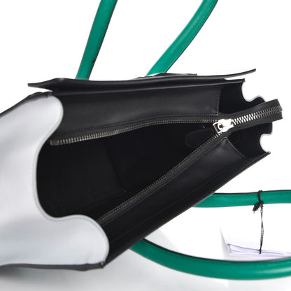 Celine Smooth Calfskin Micro Tri-Color Luggage Turquoise 5 of 7