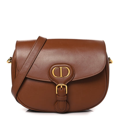 Christian Dior Box Calfskin Medium Bobby Flap Dark Tan 1 of 9