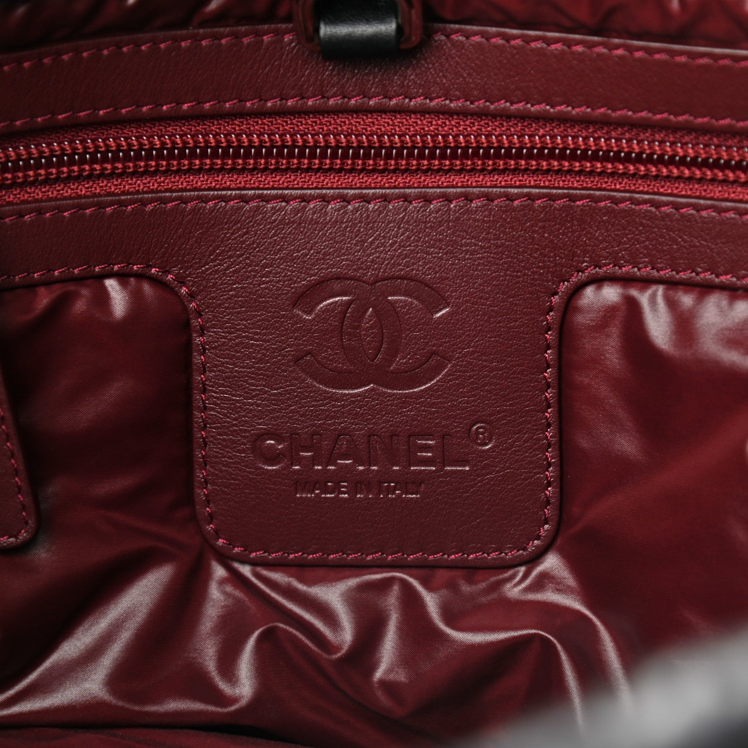Chanel Nylon Quilted Small Coco Cocoon Tote Black 5 of 8