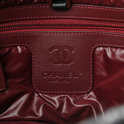 Chanel Nylon Quilted Small Coco Cocoon Tote Black 5 of 8