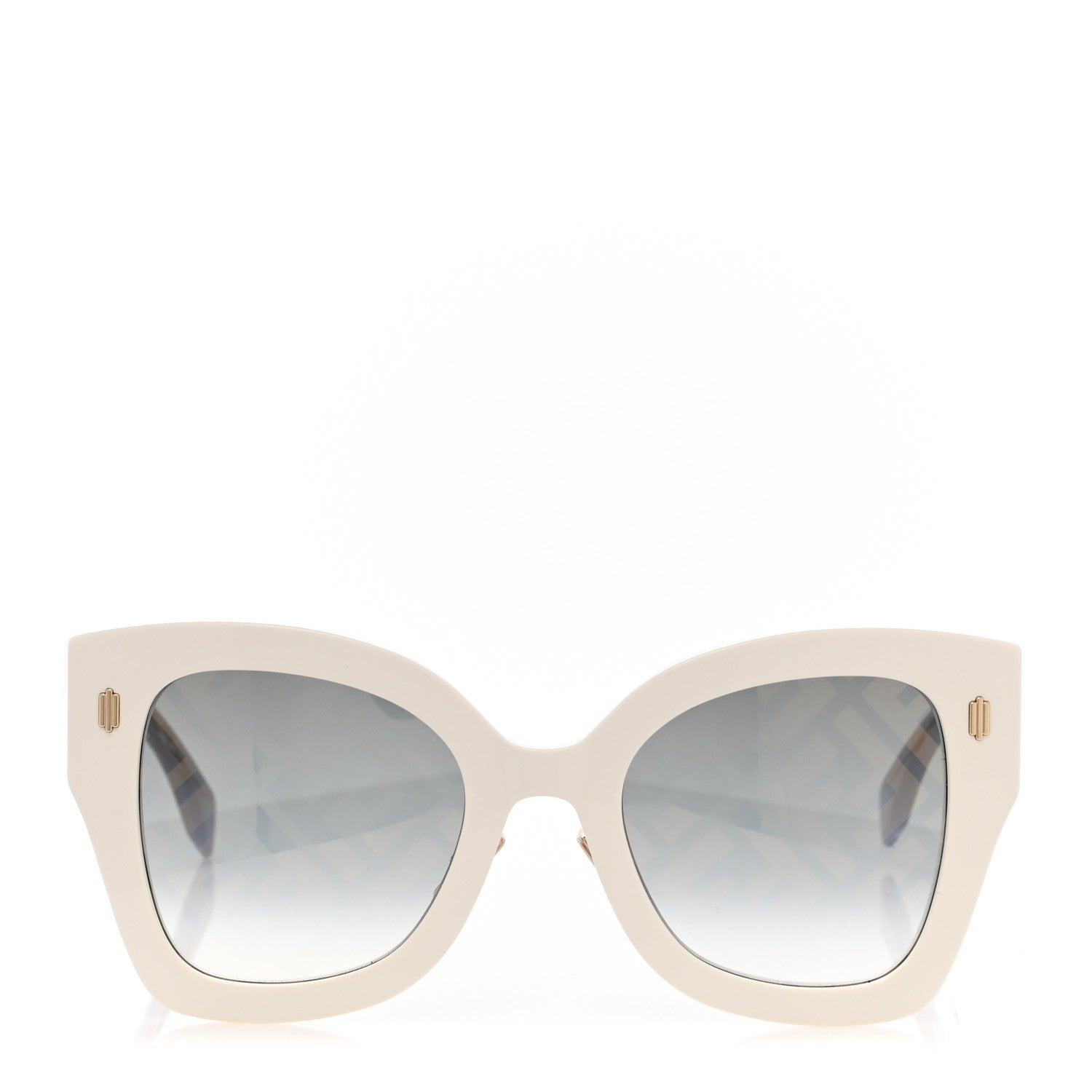 Fendi Acetate FF Sunglasses FF 0434/G/S White Gold 2 of 8