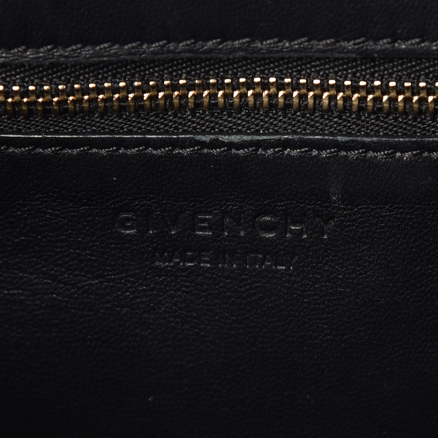 Givenchy Calfskin Crocodile Embossed Small Nobile Shoulder Bag Black 9 of 13