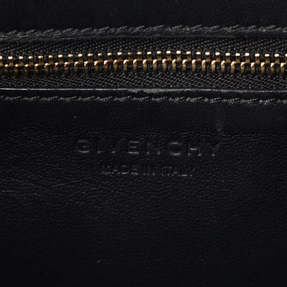 Givenchy Calfskin Crocodile Embossed Small Nobile Shoulder Bag Black 9 of 13