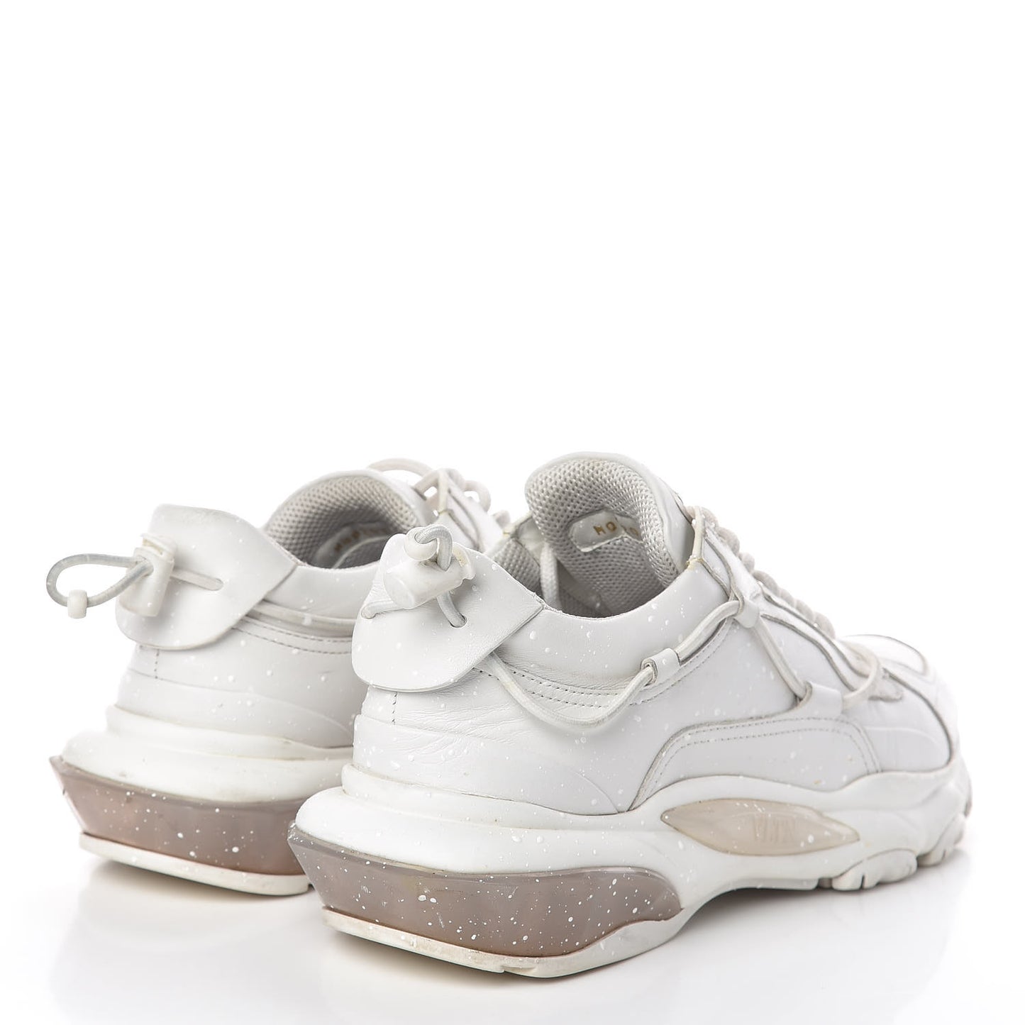 Calfskin Sprayed Mens Bounce Sneakers 40 Multicolor
