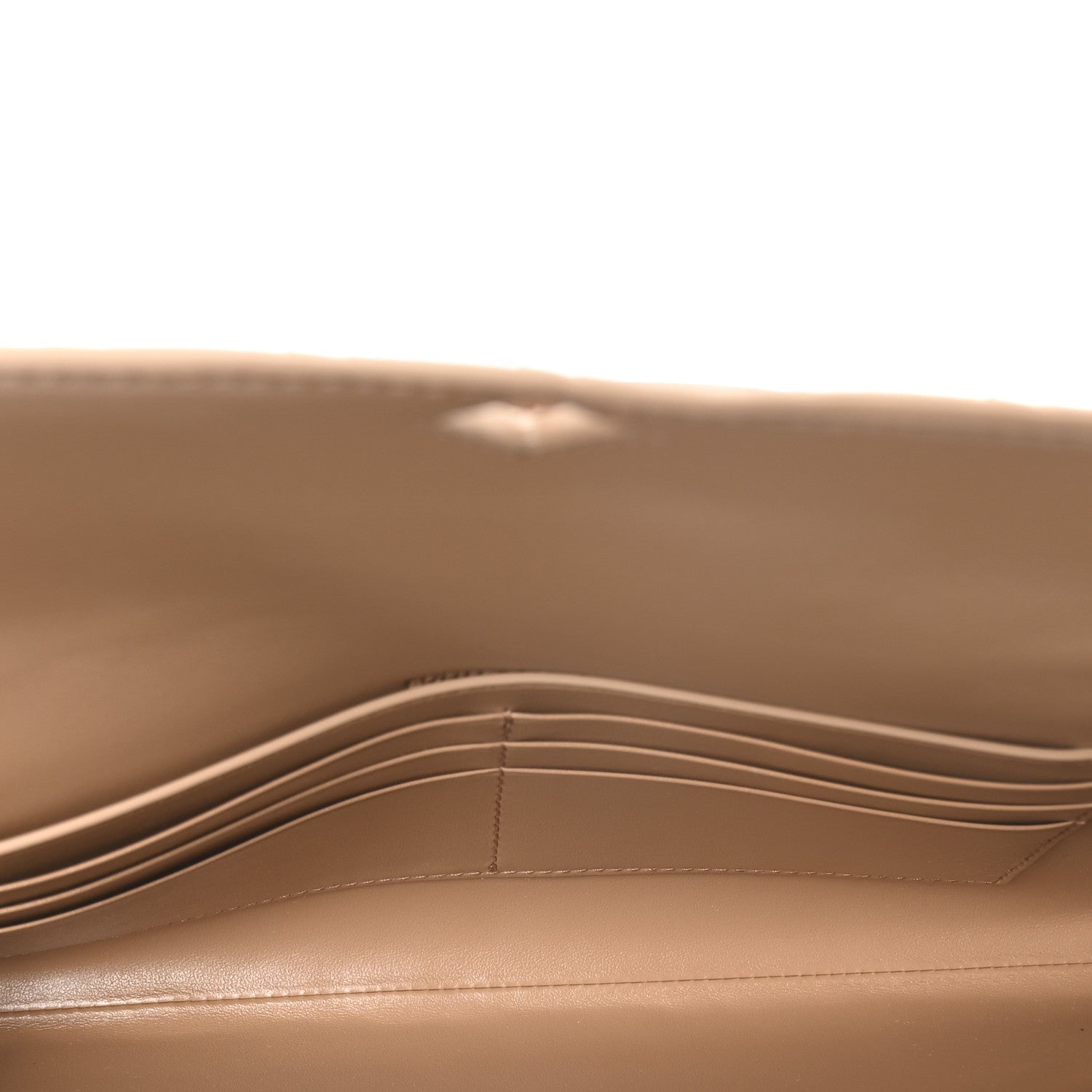 Bottega Veneta Nappa Intrecciato Long Andiamo Top Handle Clutch  Pale Brown 5 of 9