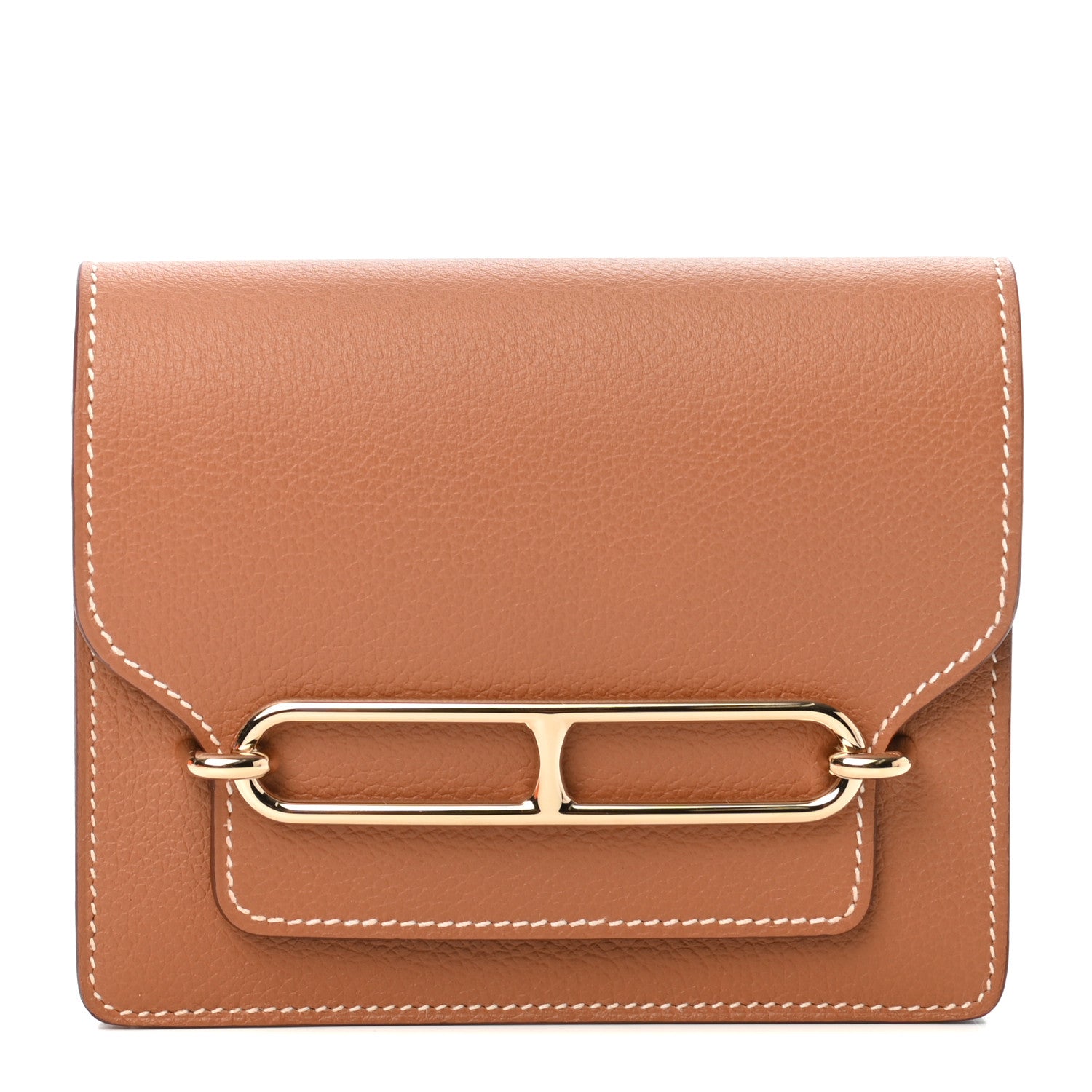 Hermes Evercolor Roulis Slim Wallet Gold 1 of 8